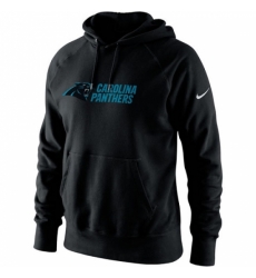 NFL Mens Carolina Panthers Nike Black Lockup Pullover Hoodie