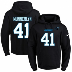 NFL Mens Nike Carolina Panthers 41 Captain Munnerlyn Black Name Number Pullover Hoodie