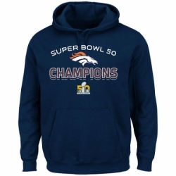 NFL Denver Broncos Majestic Super Bowl 50 Champions Beyond Victory Hoodie Navy