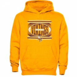 NFL Minnesota Vikings Meshed Fleece Hoodie Gold