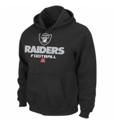 NFL Oakland Raiders Majestic Critical Victory V Pullover Hoodie Black