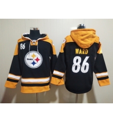 NFL Men Pittsburgh Steelers 86 Hines Ward Stitched Hoodie