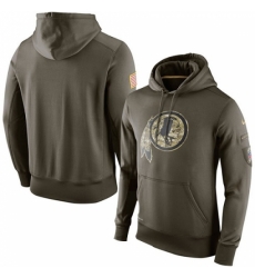 NFL Mens Washington Redskins Nike Olive Salute To Service KO Performance Hoodie