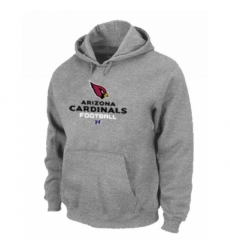 NFL Men Nike Arizona Cardinals Critical Victory Pullover Hoodie Grey