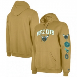 Men Charlotte Hornets Tan 2023 24 City Edition Pullover Hoodie