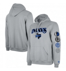 Men Dallas Mavericks Grey 2023 24 City Edition Pullover Hoodie