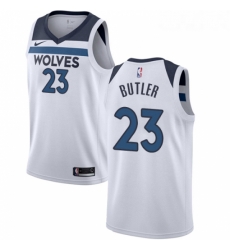 Youth Nike Minnesota Timberwolves 23 Jimmy Butler Swingman White NBA Jersey Association Edition 