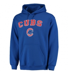 Men Chicago Cubs Royal Men Pullover Hoodie3