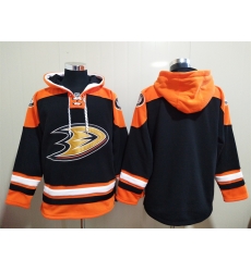 Men Anaheim Ducks Blank Blue Stitched NHL Hoodie