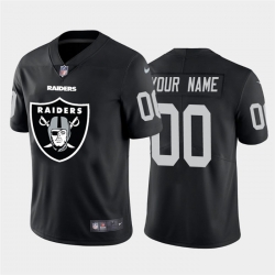 Men Women Youth Toddler Las Vegas Raiders Custom Black Men Nike Big Team Logo Vapor Limited NFL Jersey