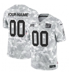 Men New York Giants Active Player Custom 2024 F U S E Arctic Camo Salute To Service Limited Stitched Football Jersey