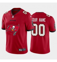 Men Women Youth Toddler Tampa Bay Buccaneers Custom Red Men Nike Big Team Logo Vapor Limited NFL Jersey