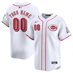 Men Women youth Cincinnati Reds Active Player Custom White Home Limited Stitched Baseball Jersey