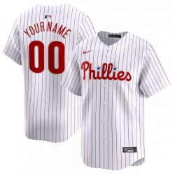 Men Women youth Philadelphia Phillies Active Player Custom White Home Limited Stitched Jersey