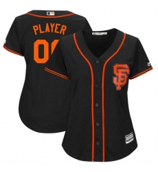 Men Women Youth All Size San Francisco Cool Base Custom MLB Jersey Black I