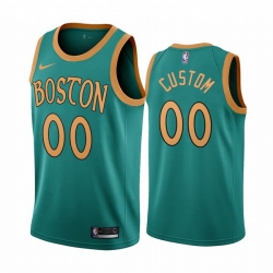 Men Women Youth Toddler All Size Boston Celtics Custom Green 2019 20 City Edition NBA Jersey