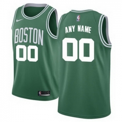 Men Women Youth Toddler All Size Boston Celtics Nike Green Swingman Custom Icon Edition Jersey