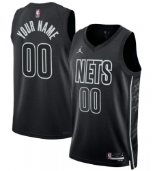 Men Women Youth Toddler BROOKLYN NETS Custom Nike NBA Stitched Jersey Black Jordan brand Men Women Youth Toddler BROOKLYN NETS Custom Nike NBA Stitched Jersey Black Jordan brand