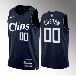 Men Women youth Los Angeles Clippers Active Player Custom Navy 2023 24 City Edition Stitched Jersey