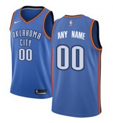 Men Women Youth Toddler All Size Oklahoma City Thunder Nike Blue Swingman Custom Icon Edition Jersey