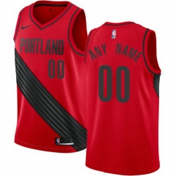 Men Women Youth Toddler All Size Nike NBA Portland Trail Portland Blazers Statement Edition Authentic Customized Alternate Red Jersey