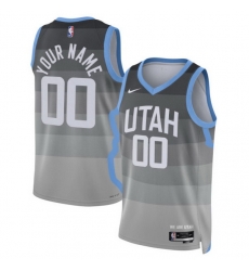 Utah Jazz Nike Unisex 2025 2026 City Edition Swingman Custom Jersey Gray Utah Jazz Nike Unisex 2025 2026 City Edition Swingman Custom Jersey Gray