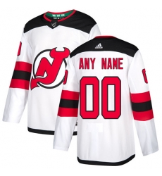 Men Women Youth Toddler Youth White Jersey - Customized Adidas New Jersey Devils Away