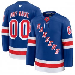 Men Women Youth New York Rangers Fanatics Royal Home Premium Custom Jersey