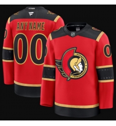 Men Women Youth Ottawa Senators Fanatics Alternate Custom Premium Jersey Red