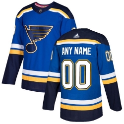 Men Women Youth Toddler Youth Royal Blue Jersey - Customized Adidas St. Louis Blues Home