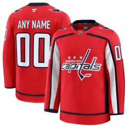 Men Women Youth Washington Capitals Fanatics Home Premium Custom Jersey Red
