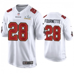 Leonard Fournette Buccaneers White Super Bowl Lv Game Fashion Jersey