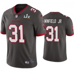 Men Antoine Winfield Jr. Buccaneers Pewter Super Bowl Lv Vapor Limited Jersey