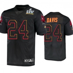 Men Carlton Davis Tampa Bay Buccaneers Black Super Bowl Lv Jersey