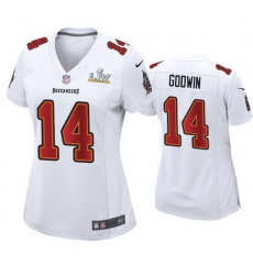 Women Chris Godwin Buccaneers White Super Bowl Lv Game Fashion Jersey