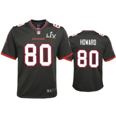 Youth O.J. Howard Buccaneers Pewter Super Bowl Lv Game Jersey