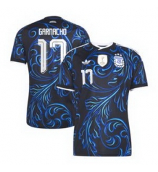 Youth 17Alejandro Garnacho Argentina National Team adidas 2026 Away Replica Jersey Black 2