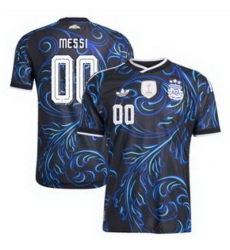 Men 00 Custom Argentina National Team adidas 2026 Away Replica Jersey Black 1 Men 00 Custom Argentina National Team adidas 2026 Away Replica Jersey Black 1