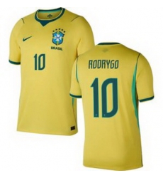 Youth 10Rodrygo Brazil National Team Raphinha 2026 Home Jersey 1 Youth 10Rodrygo Brazil National Team Raphinha 2026 Home Jersey 1