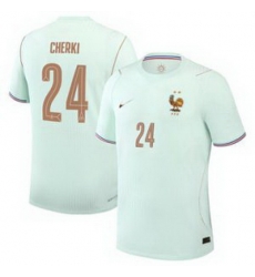 Youth 24Rayan Cherki France Jersey 1 Youth 24Rayan Cherki France Jersey 1