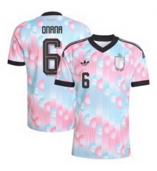 Men 6Amadou Onana Belgium Jersey   1