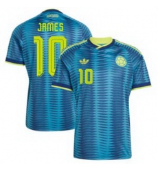 Men Colombia James Rodriguez 2026 Away Replica Turquoise Jersey 2 Men Colombia James Rodriguez 2026 Away Replica Turquoise Jersey 2