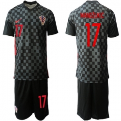 Mens Croatia Short Soccer Jerseys 010