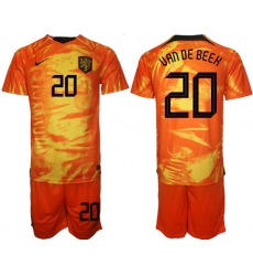 Men FIFA 2022 Netherlands Soccer Jersey 067