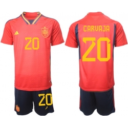 Men FIFA 2022 Spain Soccer Jersey 004