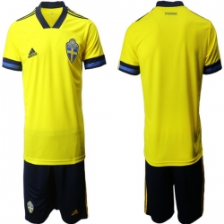 Mens Sweden Short Soccer Jerseys 004