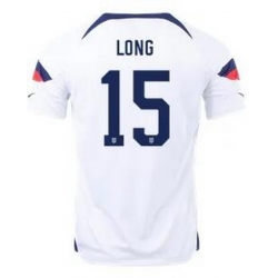 Men US 2022 FIFA Soccer Jersey White 012