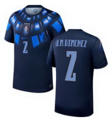 Men 2 Uruguay Jose Maria Gimenez Away Replica Jersey World 2 Men 2 Uruguay Jose Maria Gimenez Away Replica Jersey World 2