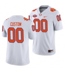 Clemson Tigers Custom White College Football Men'S Jersey