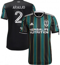 Men Julian Araujo Black Los Angeles Galaxy Community Kit Soccer Jersey